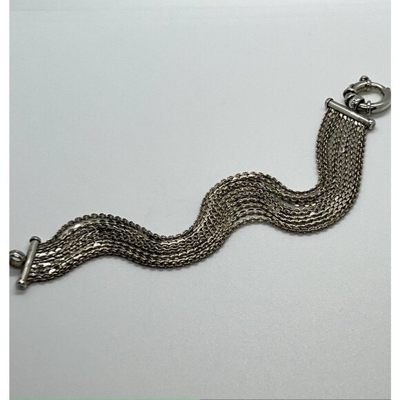 925 STERLING SILVER  MILOR ITALY BRACELET - Picture 5 of 9